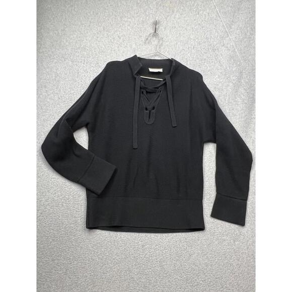 Everlane Womens Pullover Knitted Sweater M Black Minimalist Oversized Casual - Picture 2 of 9